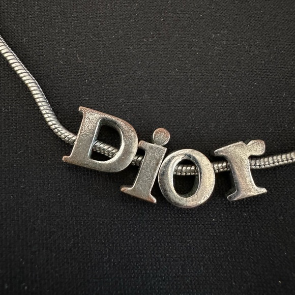 【Dior】Christian Dior necklace Metal Silver - Picture 4 of 6